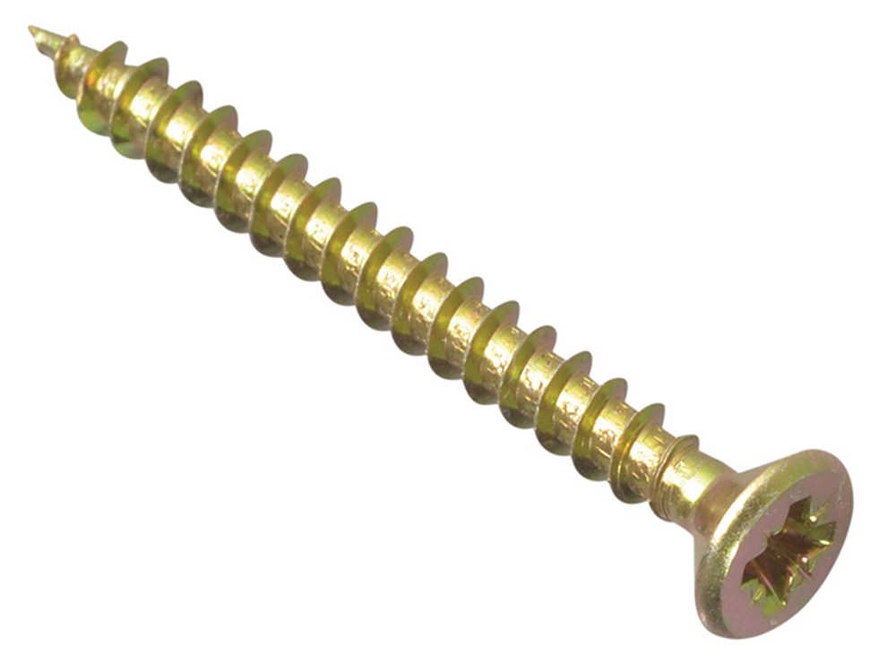ForgeFix FORMPS4540Y Multi-Purpose Pozi Compatible Screw CSK ST ZYP 4.5 x 40mm Box 200 |