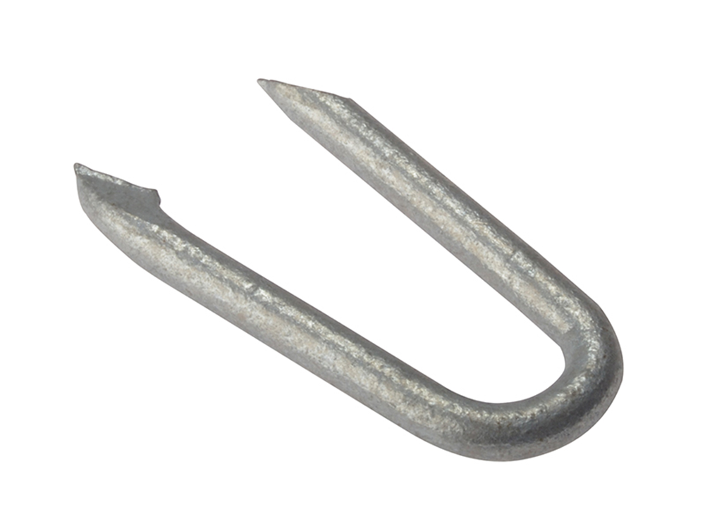 ForgeFix FORNS20GB250 Netting Staple Galvanised 20mm Bag Weight 250g |