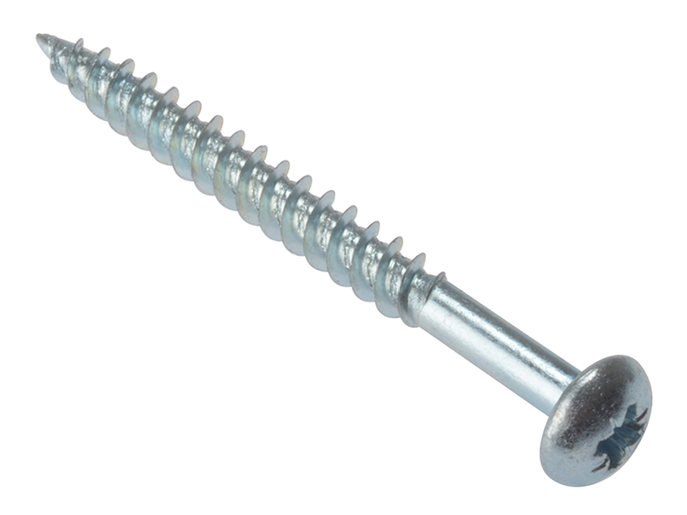ForgeFix FORRH210ZP General Purpose Pozi Compatible Screw Round Head TT ZP 2in x 10 Box 200 |