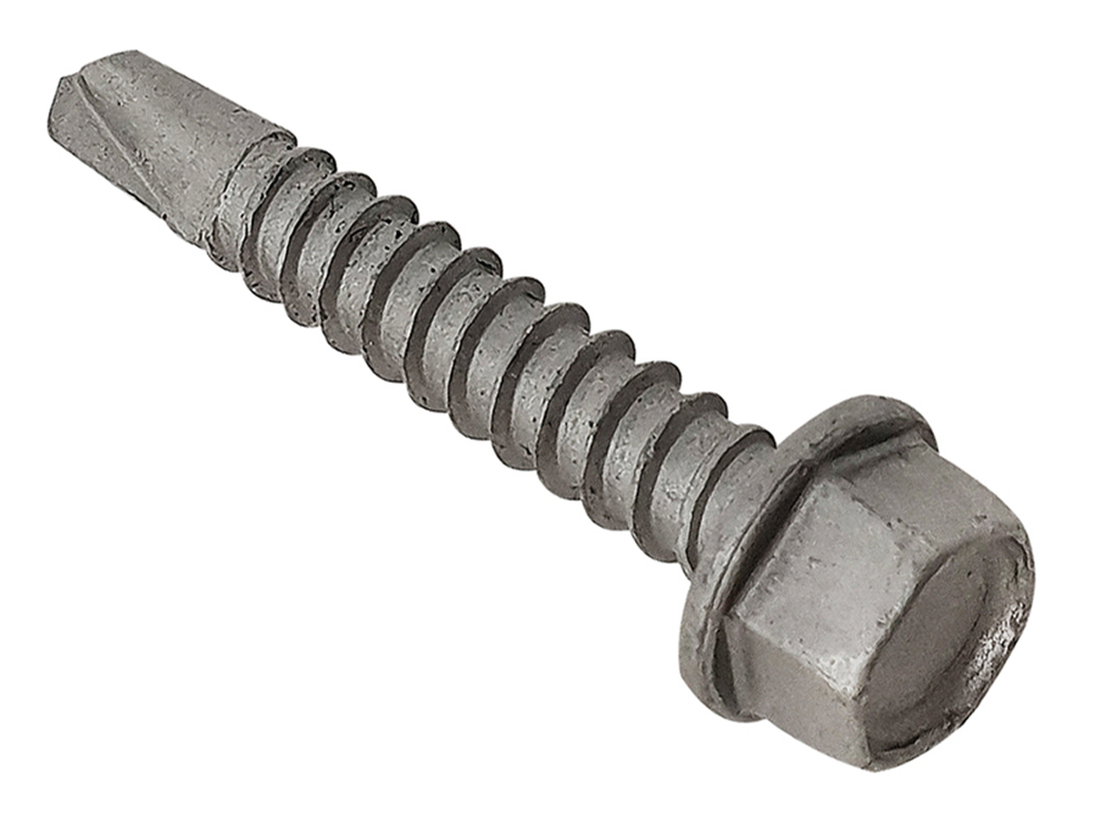 ForgeFix FORTFH5575L TechFast Roofing Sheet to Steel Hex Screw No.3 Tip 5.5 x 75mm Box 100 |