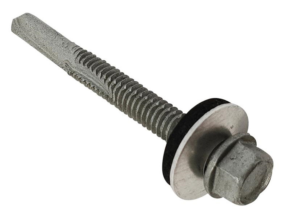 ForgeFix FORTFHW5532H TechFast Roofing Sheet to Steel Hex Screw & Washer No.5 Tip 5.5 x 32mm Box 100 |