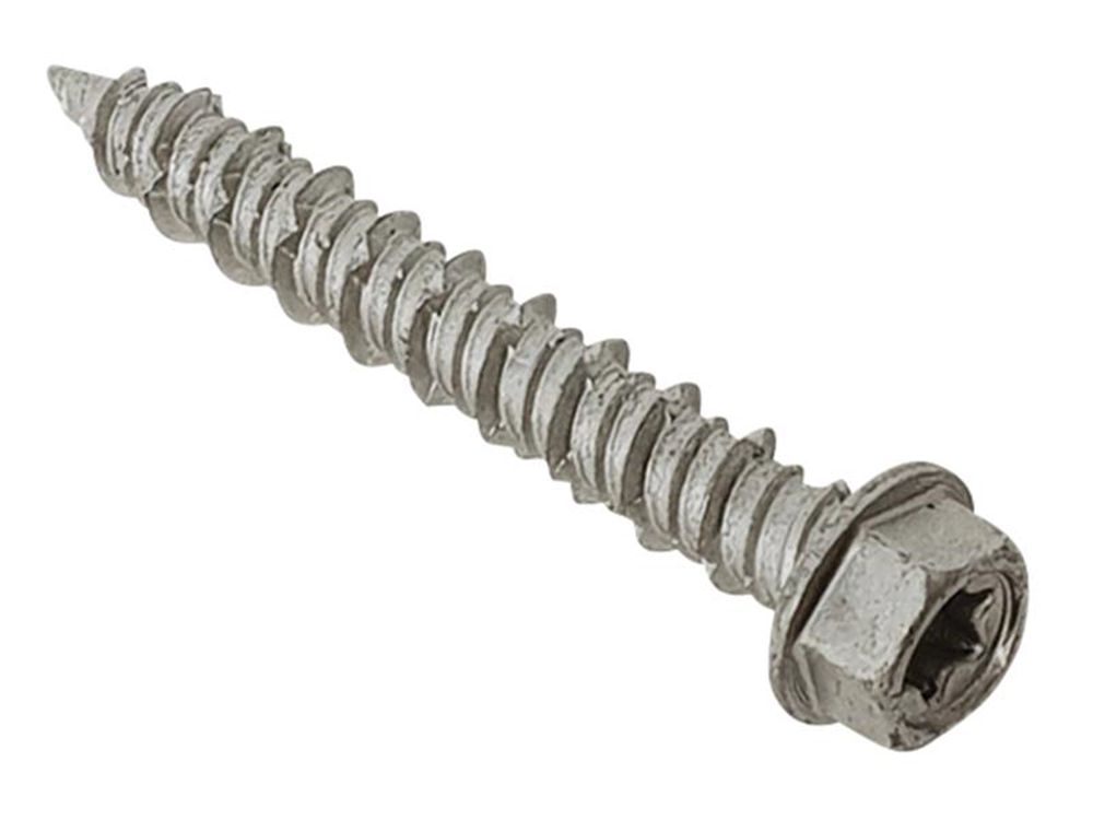 ForgeFix FORTFMH6345 TechFast Masonry Screw TORX® Compatible Hex 6.3 x 45mm (Box 100) |