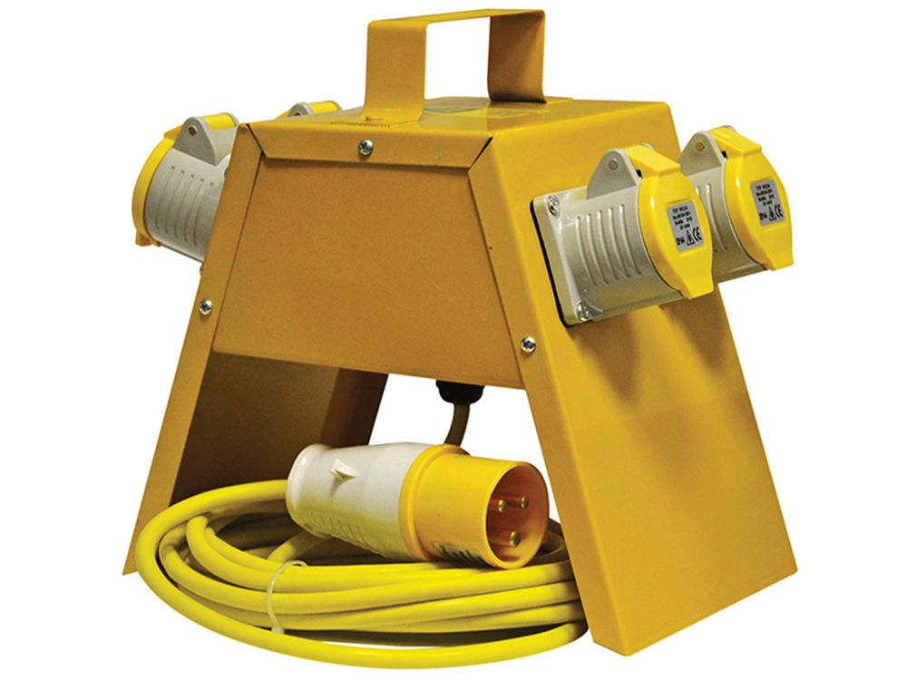 Faithfull Power Plus FPPTLDB4L Distribution Box 4-Way 110V |