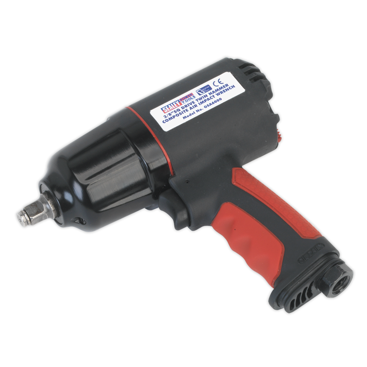SEALEY - GSA6000 Composite Air Impact Wrench 3/8"Sq Drive - Twin Hammer