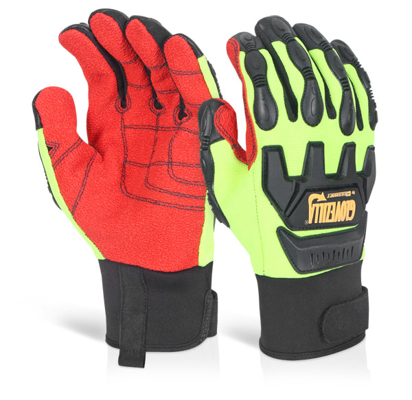 Glovezilla - GLOVEZILLA MECHANICAL IMPACT GLOVE L GREEN XXL - Green