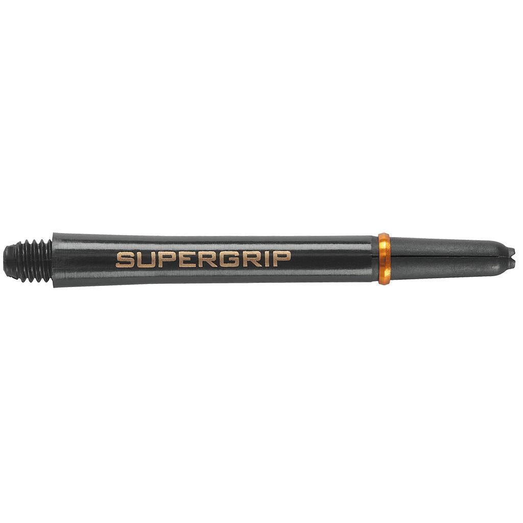 Harrows Supergrip Darts Shafts Black/Gold Midi