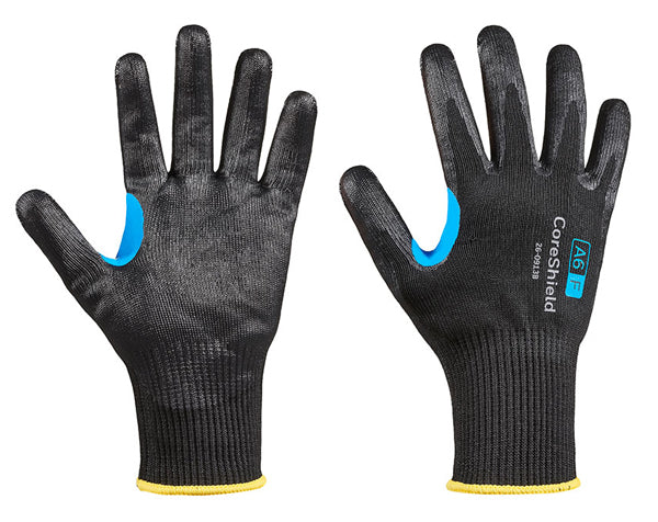 HONEYWELL CORESHIELD SMOOTH NITRILE CUT F GLOVES BLACK 09