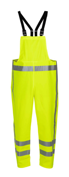 HYDROSOFT VECHTA HI-VIS WATERPROOF BIB & BRACE SATURN YELLOW L