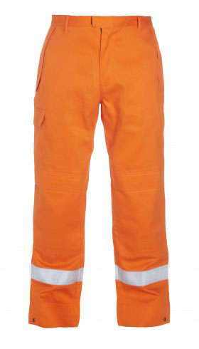 HYDROWEAR MEDDO MULTI CVC FIRE RETARDANT ANTI-STATIC TROUSERS ORANGE 38