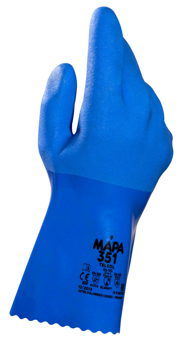 MAPA TELSOL 351 GLOVE BLUE M