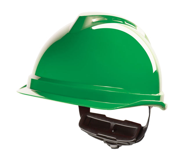MSA - V-GARD 520 PEAKLESS SAFETY HELMET GREEN - Green
