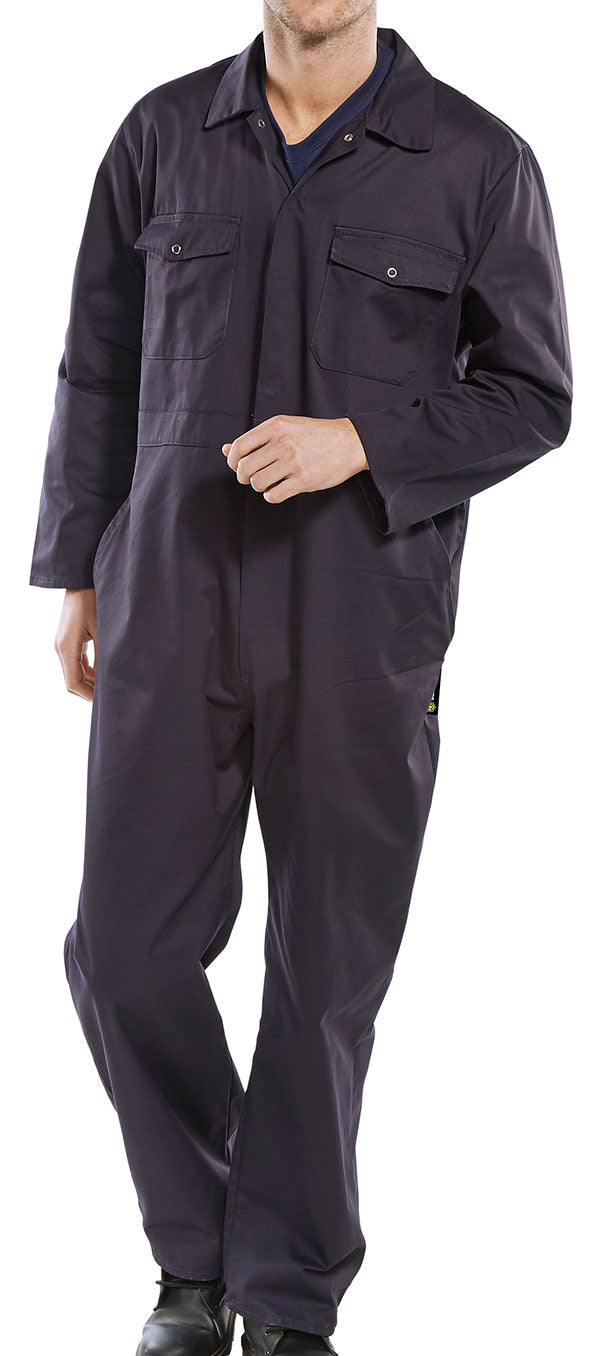 BEESWIFT BOILERSUIT NAVY BLUE 50
