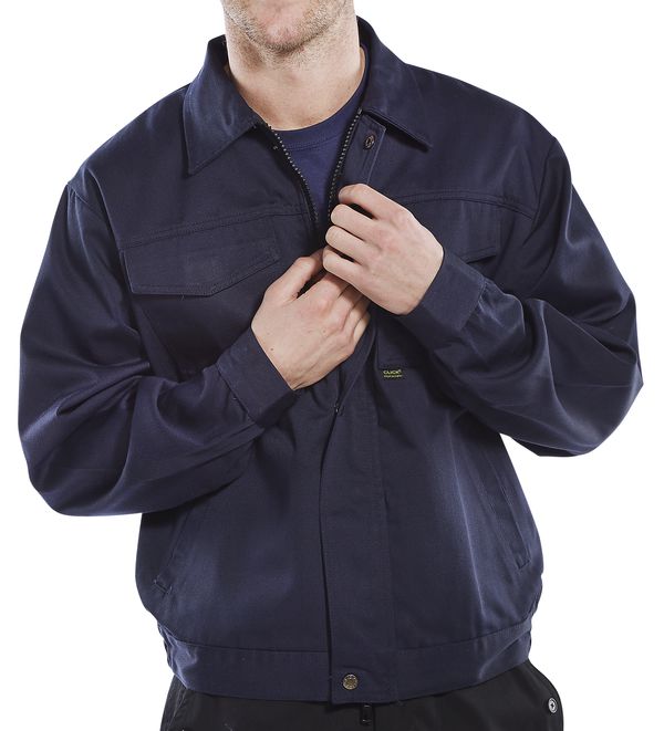 Click - SUPER CLICK PC 9oz JKT NAVY 52 - Navy Blue