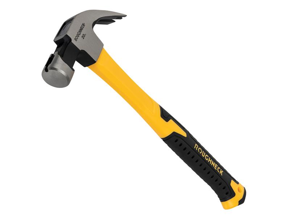 Roughneck ROU11110 Claw Hammer Fibreglass Shaft 567g (20oz) |