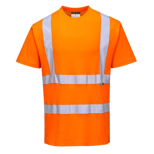 Portwest S170ORRS -  sz S Cotton Comfort Short Sleeve T-Shirt - Orange