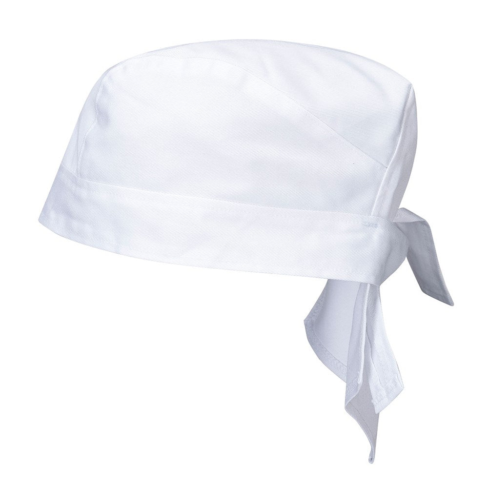 Portwest S903WHR - Chefs Bandana - White