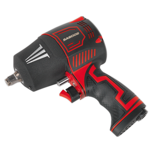 SEALEY - SA6006 Composite Air Impact Wrench 1/2"Sq Drive - Twin Hammer