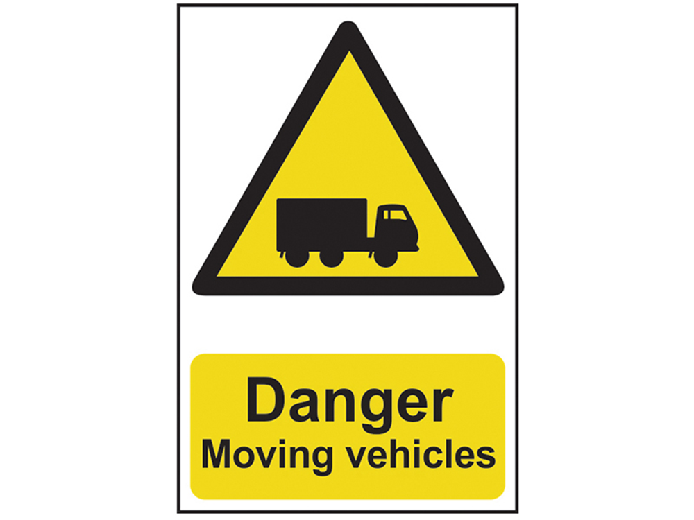 Scan SCA4100 Danger Moving Vehicles - PVC 400 x 600mm |