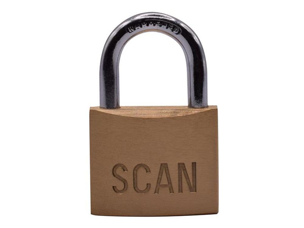 Scan SCAPLB40KA Brass Padlock 40 Keyed Alike Pack of 2 SCAPLB40KA |