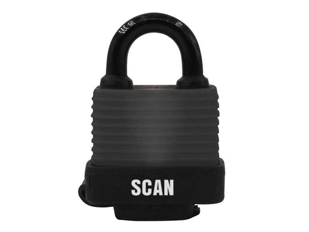 Scan SCAPLLAMWP45 Weatherproof Laminated Steel Padlock 45 SCAPLLAMWP45 |