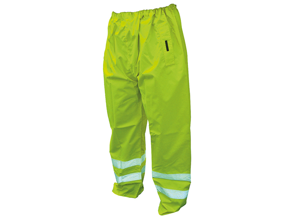 Scan SCAWWHVMTXXL Hi-Vis Yellow Motorway Trousers - XXL (48in) |