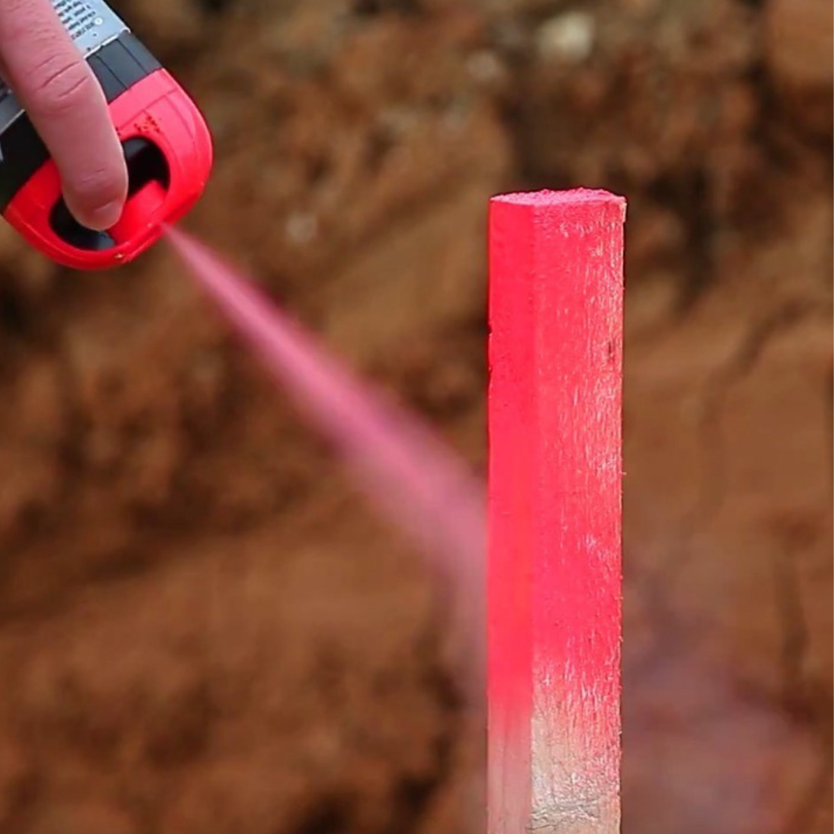 Soppec 500ml Fluorescent FLUO TP Temporary Marking Spray