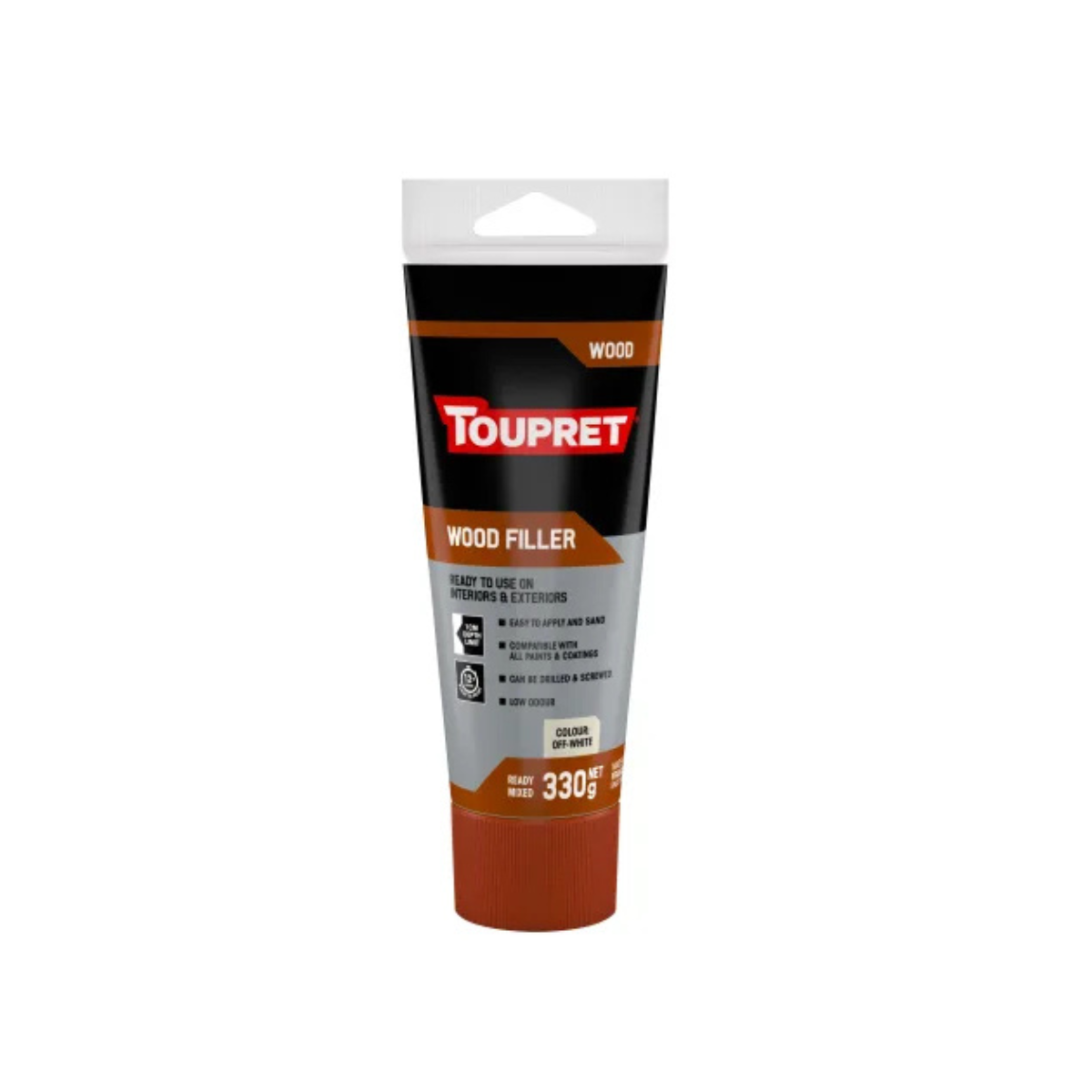 Toupret Wood Filler Off-White 330g