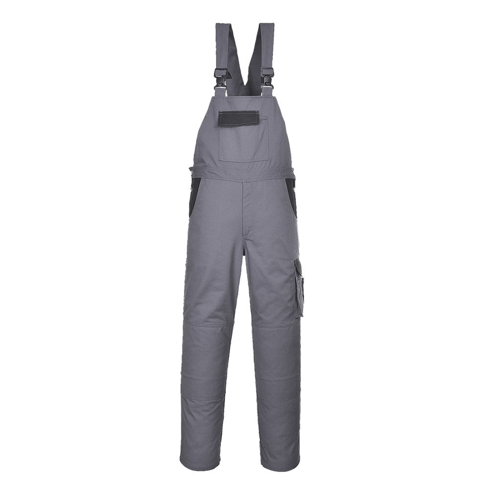 Portwest TX39GGRXXL - sz 2XL Bremen Bib & Brace - Graphite Grey