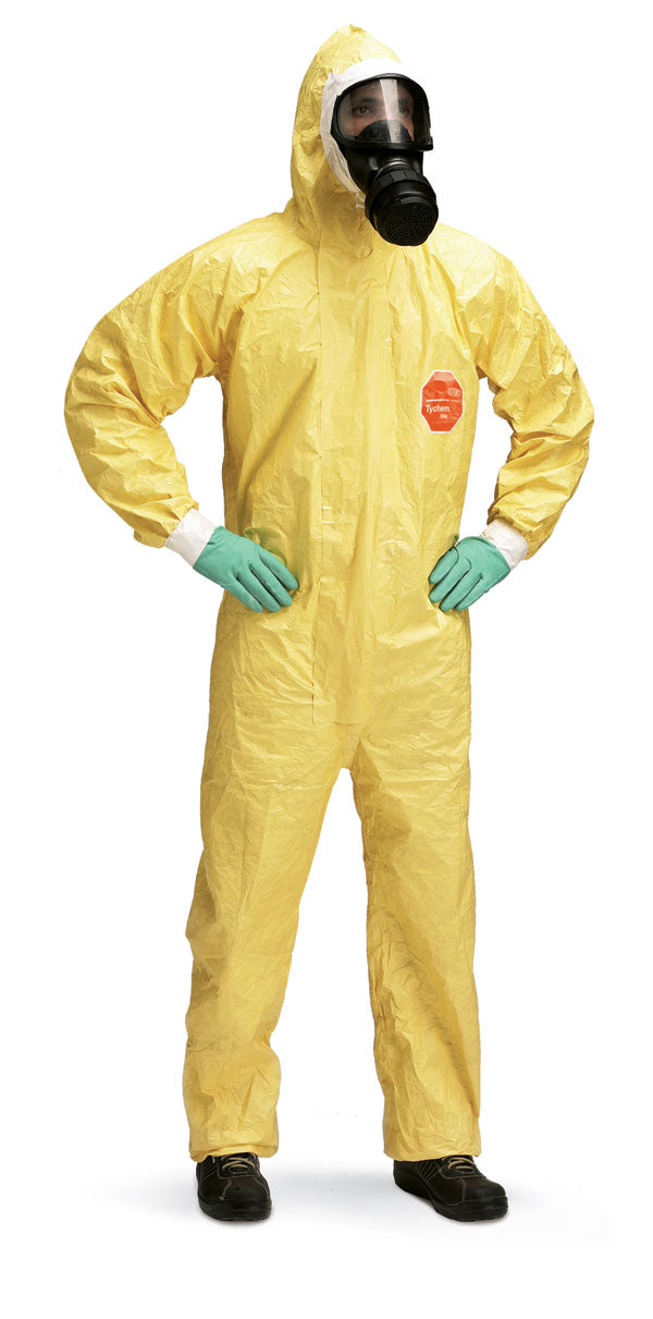 TYCHEM® 2000 C HOODED DISPOSABLE COVERALL YELLOW XXXL