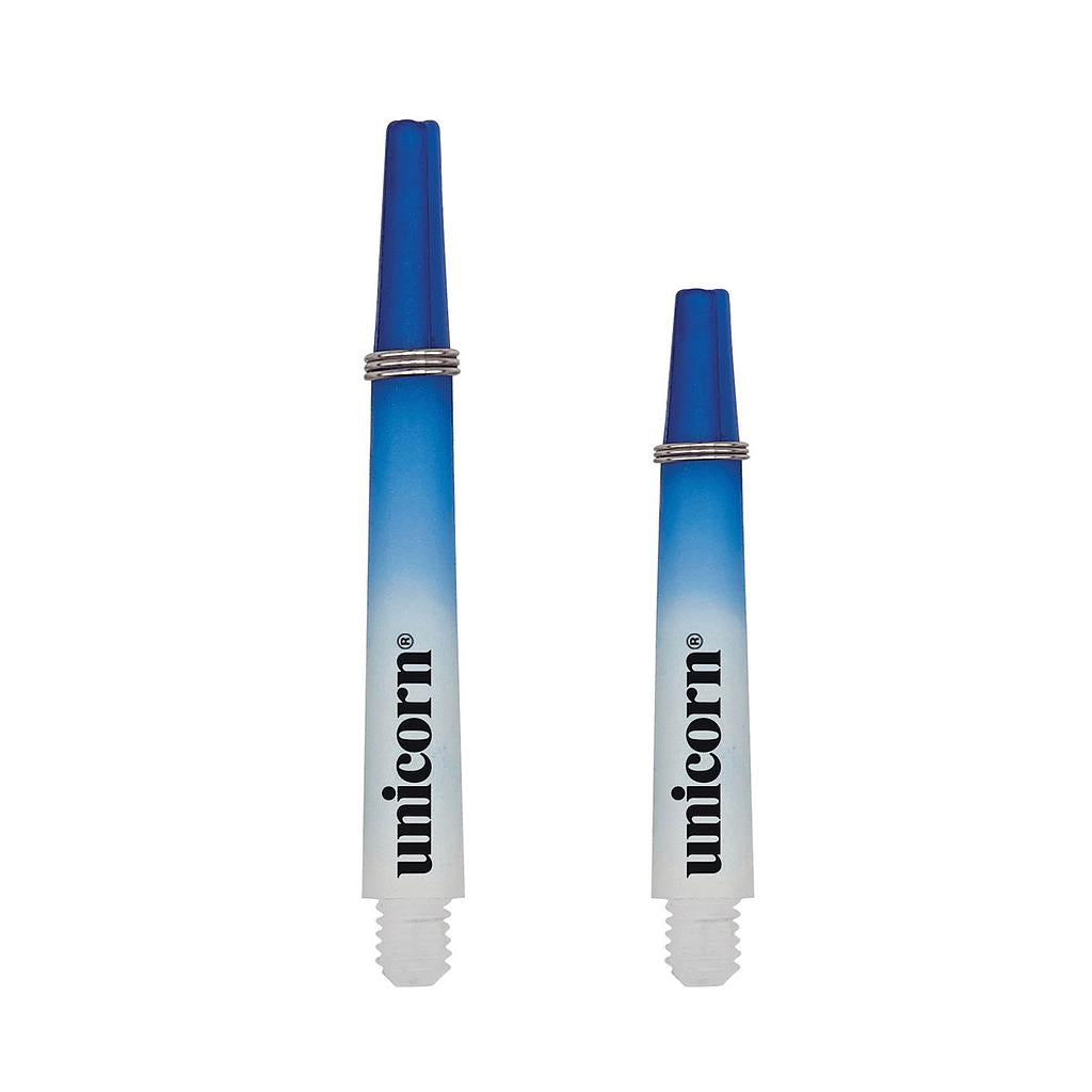 Unicorn Gripper 3 Two-Tone Shafts Small Thread Blue/White Short