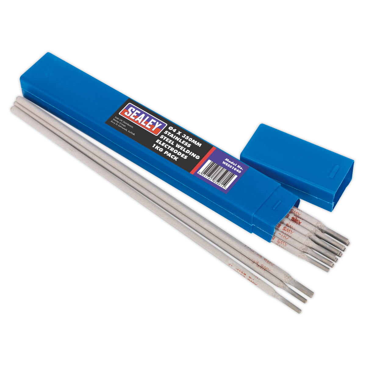 SEALEY - WESS1040 Welding Electrodes Stainless Steel �4 x 350mm 1kg Pack