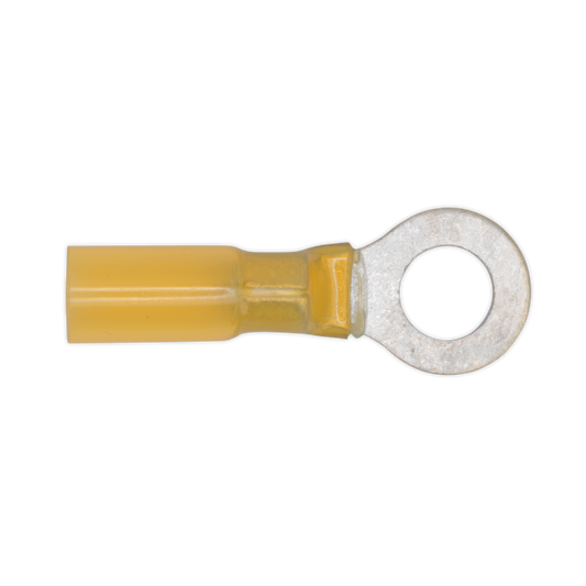 SEALEY - YTSR2584 Heat Shrink Ring Terminal �8.4mm Yellow Pack of 25