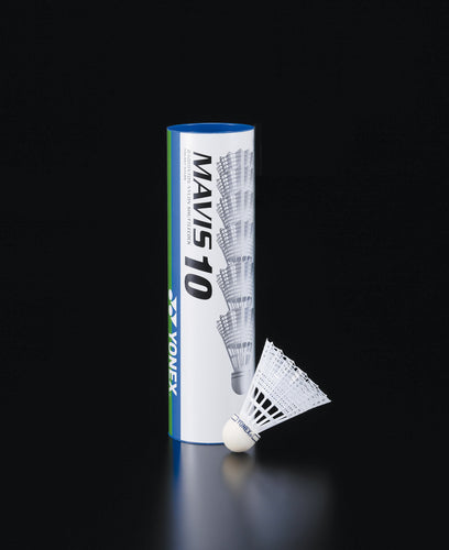 Yonex Mavis 10 Shuttles (Tube of 6) Yellow