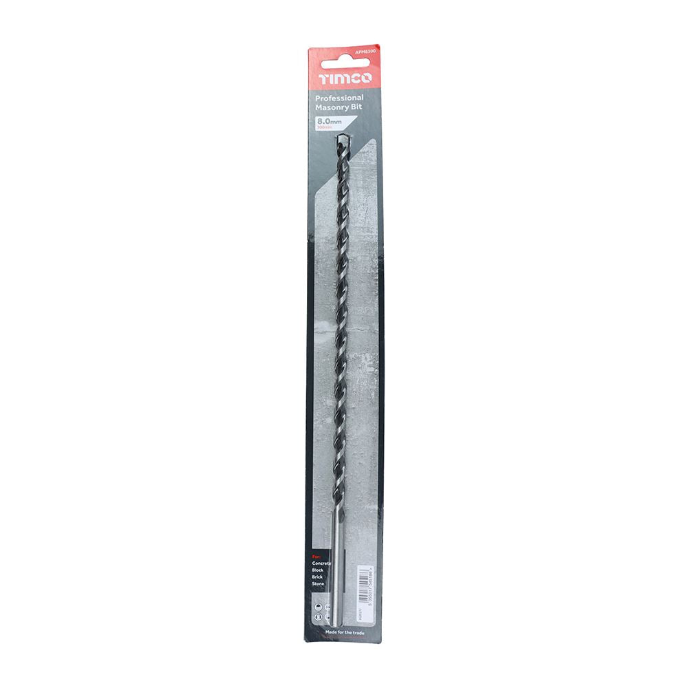 TIMCO Professional Masonry Bit 8.0 x 300 Pack 1