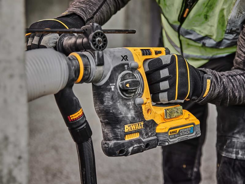 DeWalt DCH273H2T XR Brushless SDS Plus 3 Mode Hammer 18V 2 x POWERSTACK 5.0Ah Li-ion