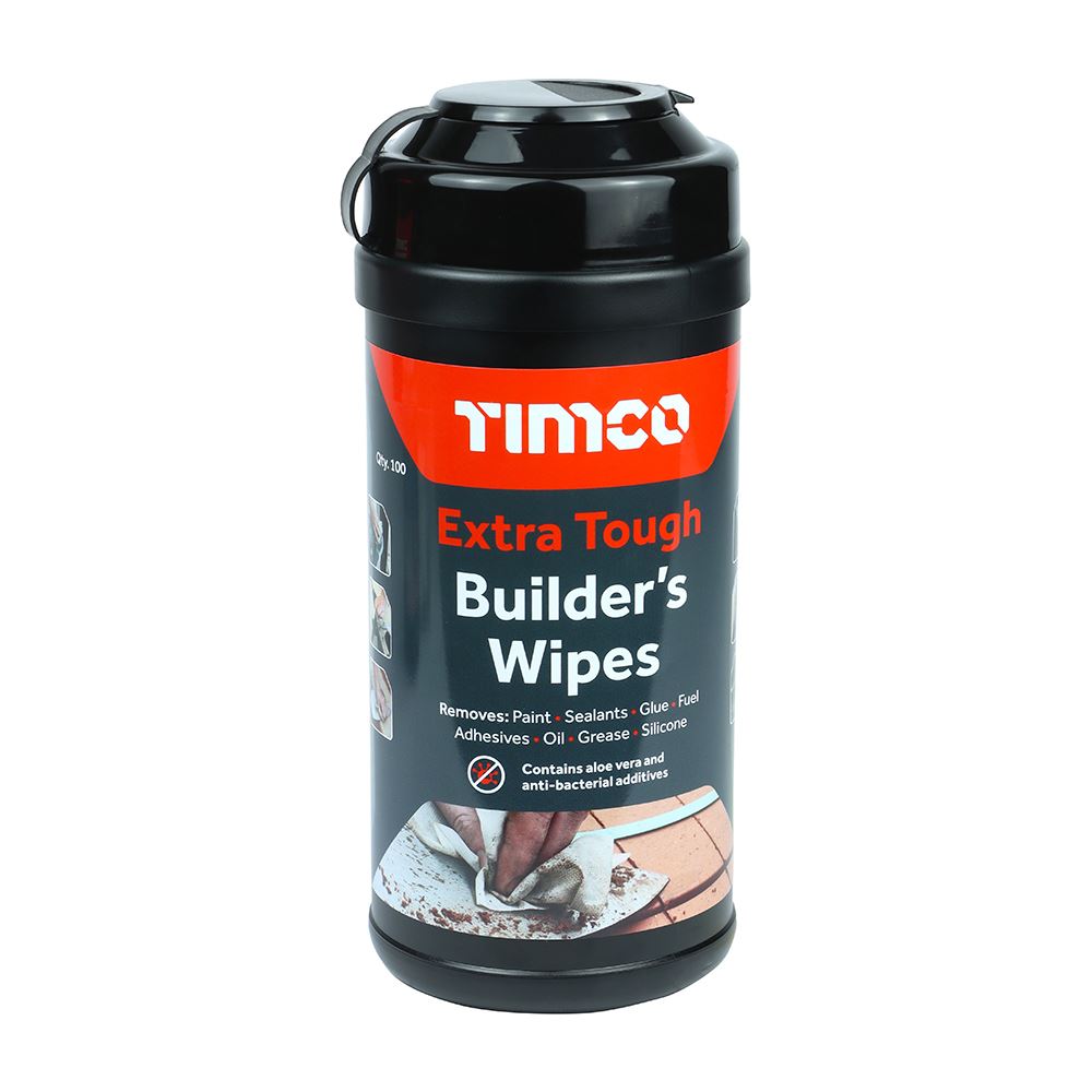 TIMCO Extra Tough Builders Wipes 100 Wipes Pack 100