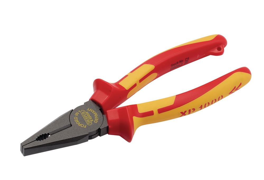 Draper 180MM COMBI PLIERS (TETHERED) 99062 99062 VDE Combination Pliers