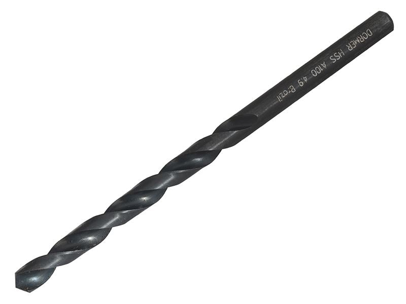 Dormer A1004.9 A100 HSS Jobber Drill Bit 4.90mm OL:86mm WL:52mm