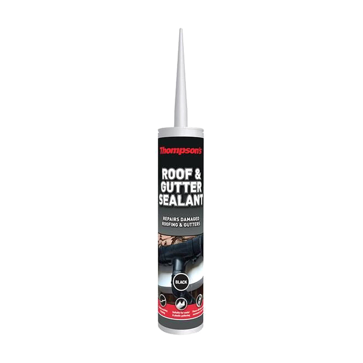 RSL Thompson's Roof & Gutter Sealant Black 310ml