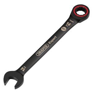 Draper 14.0MM RATCHETING SPANNER 03887 HI-TORQ® Metric Ratchet Combination Spanners, Black