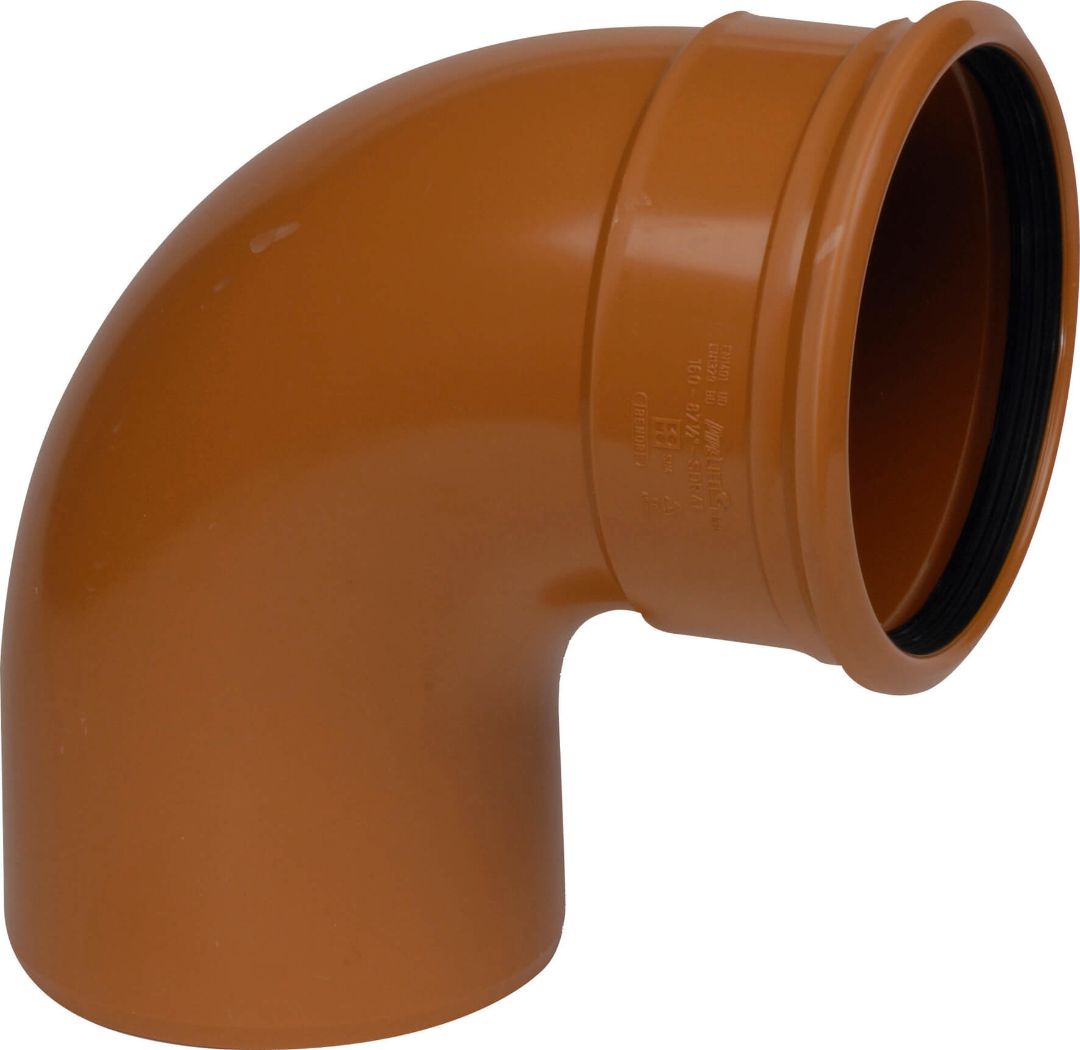 PIPELIFE UG 87.5D SNGL SOCKET BEND; 160MM