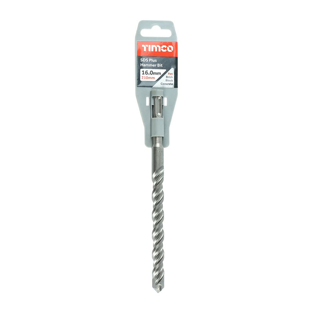 TIMCO SDS Plus Hammer Bit 16.0 x 210 Pack 1