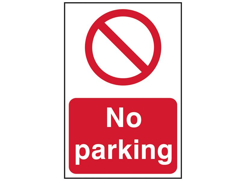 Scan SCA0605 No Parking - PVC 200 x 300mm |