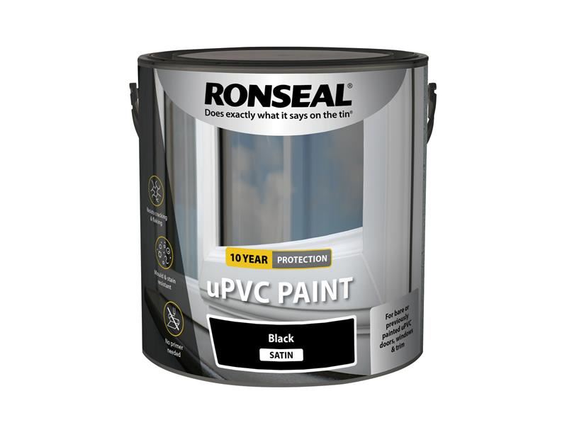 RSL uPVC Paint Black Satin 2.5 litre