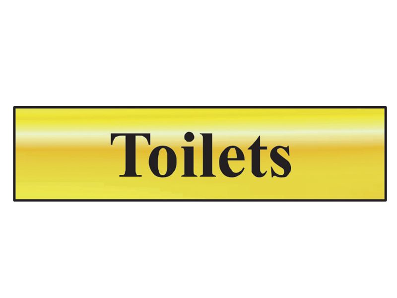 Scan SCA6005 Toilets - Polished Brass Effect 200 x 50mm |