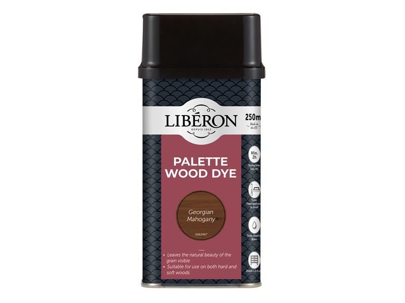 LIB Palette Wood Dye Georgian Mahogany 250ml