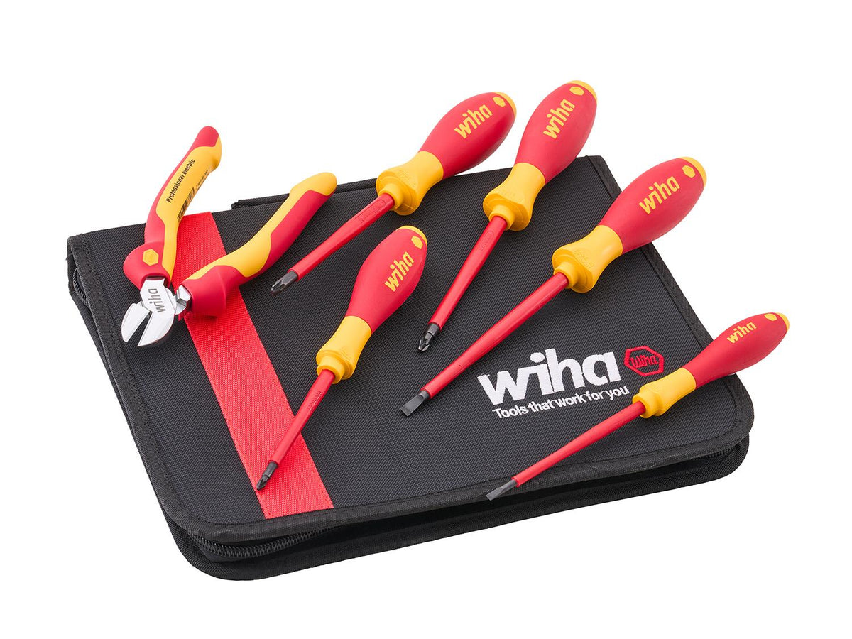 Wiha Electrician's VDE Screwdriver & Plier Set