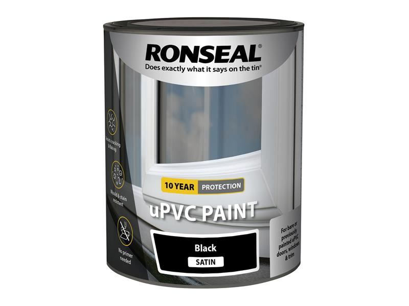 RSL uPVC Paint Black Satin 750ml