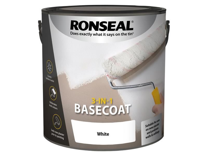 RSL 3-in-1 Basecoat White 2.5 litre