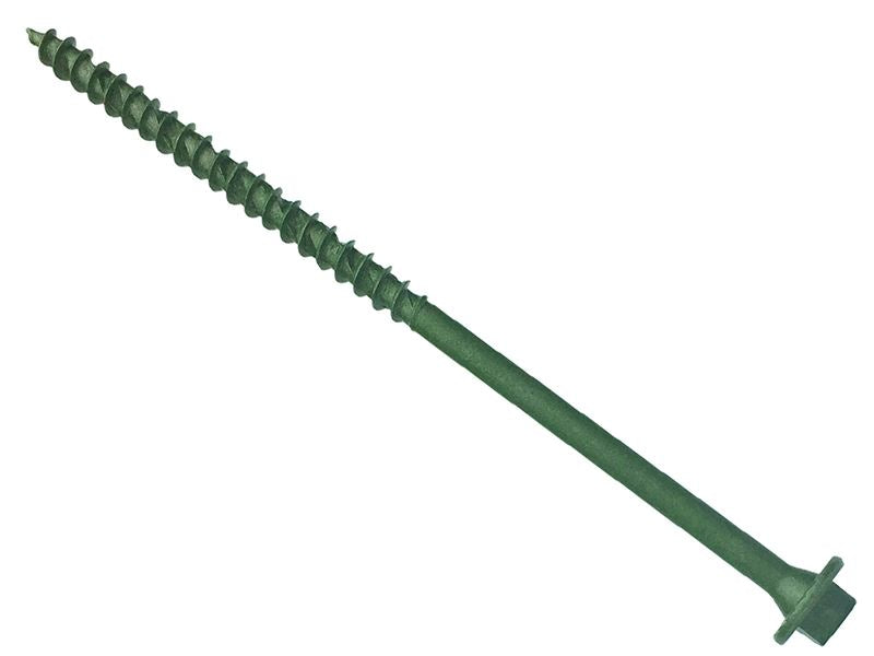 ForgeFix FORTF7200 Hexagonal/TORX® Compatible Timber T30 Screws Green 7x200mm Tub 50 |